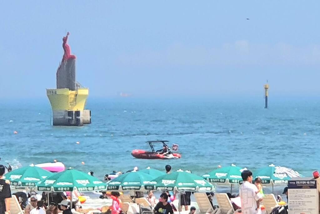 شقة Haeundai Beach 1 Cho بوسان المظهر الخارجي الصورة